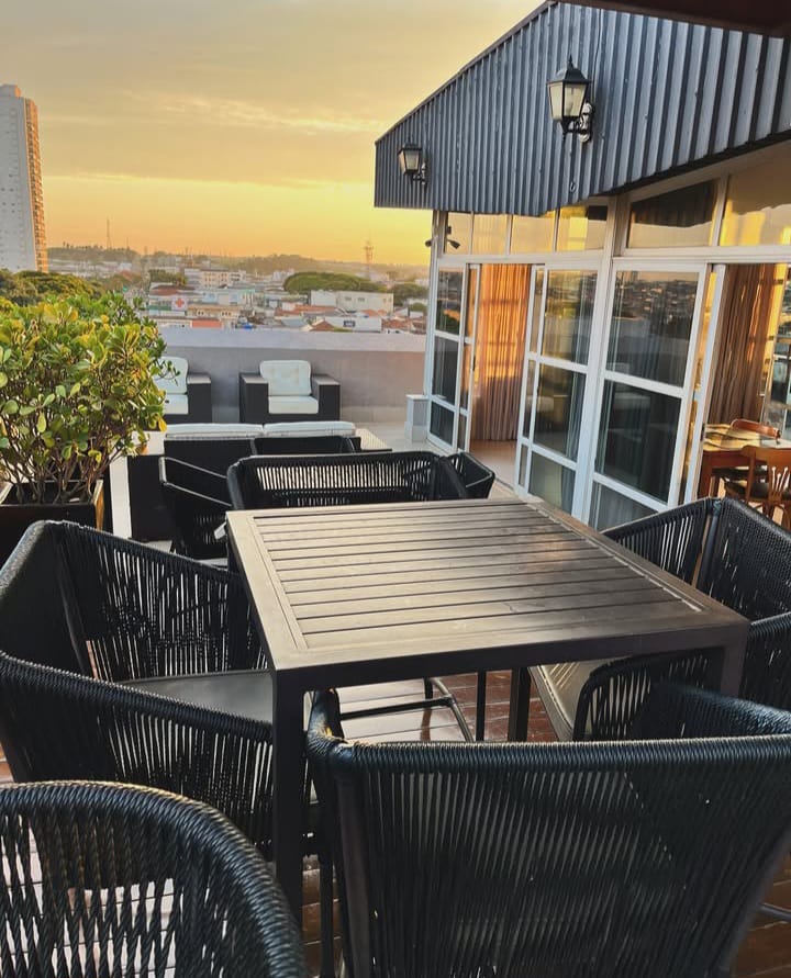 Vista do café da manhã