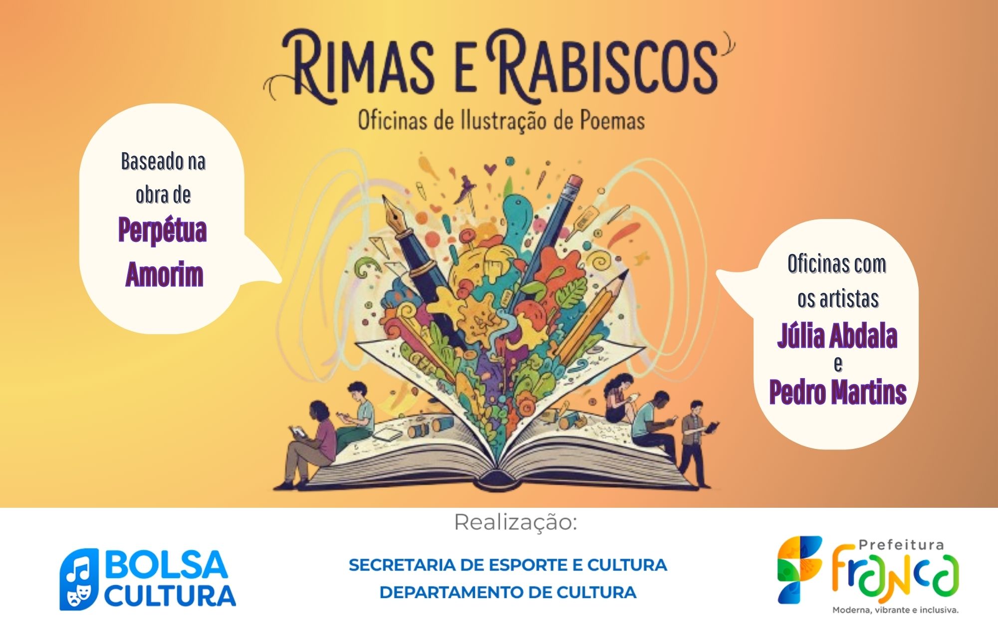 Rimas e Rabiscos - Oficina de Ilustração de Poemas