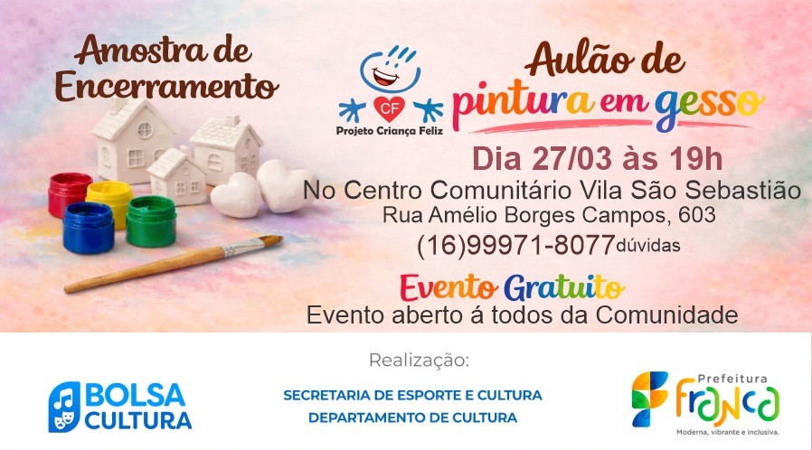 Aulão de Pintura em Gesso