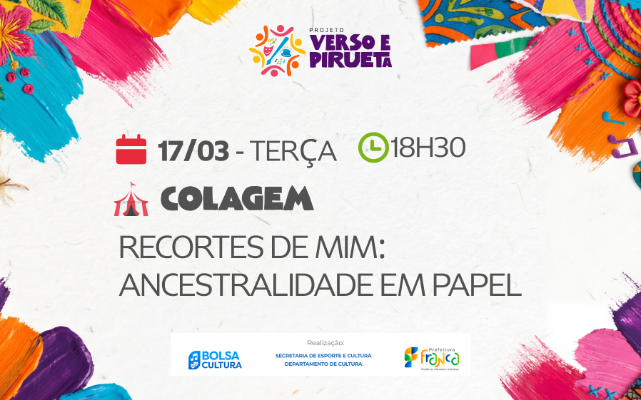 Projeto Verso e Pirueta - "Recortes de mim: ancestralidade em papel"