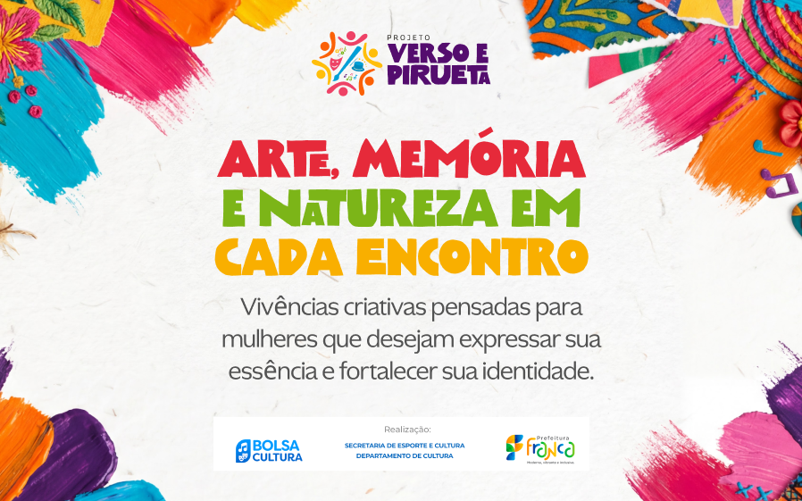 Projeto Verso e Pirueta "Estampas da minha felicidade com elementos da natureza”