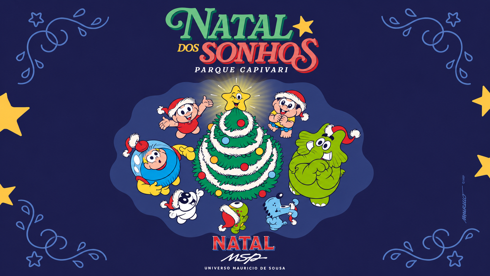 Espetáculo Teatral: Turma da Mônica e a Noite de Natal