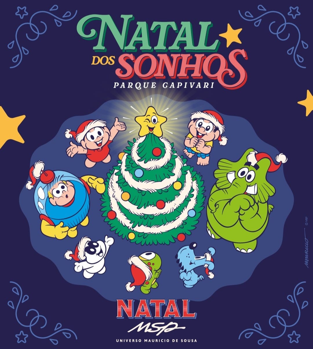 Espetáculo de Abertura Natal dos Sonhos do Parque Capivari - Natal Universo Mauricio de Sousa